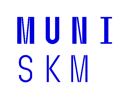 Značka (logo) MUNI SKM - Barevné pozitivní provedení